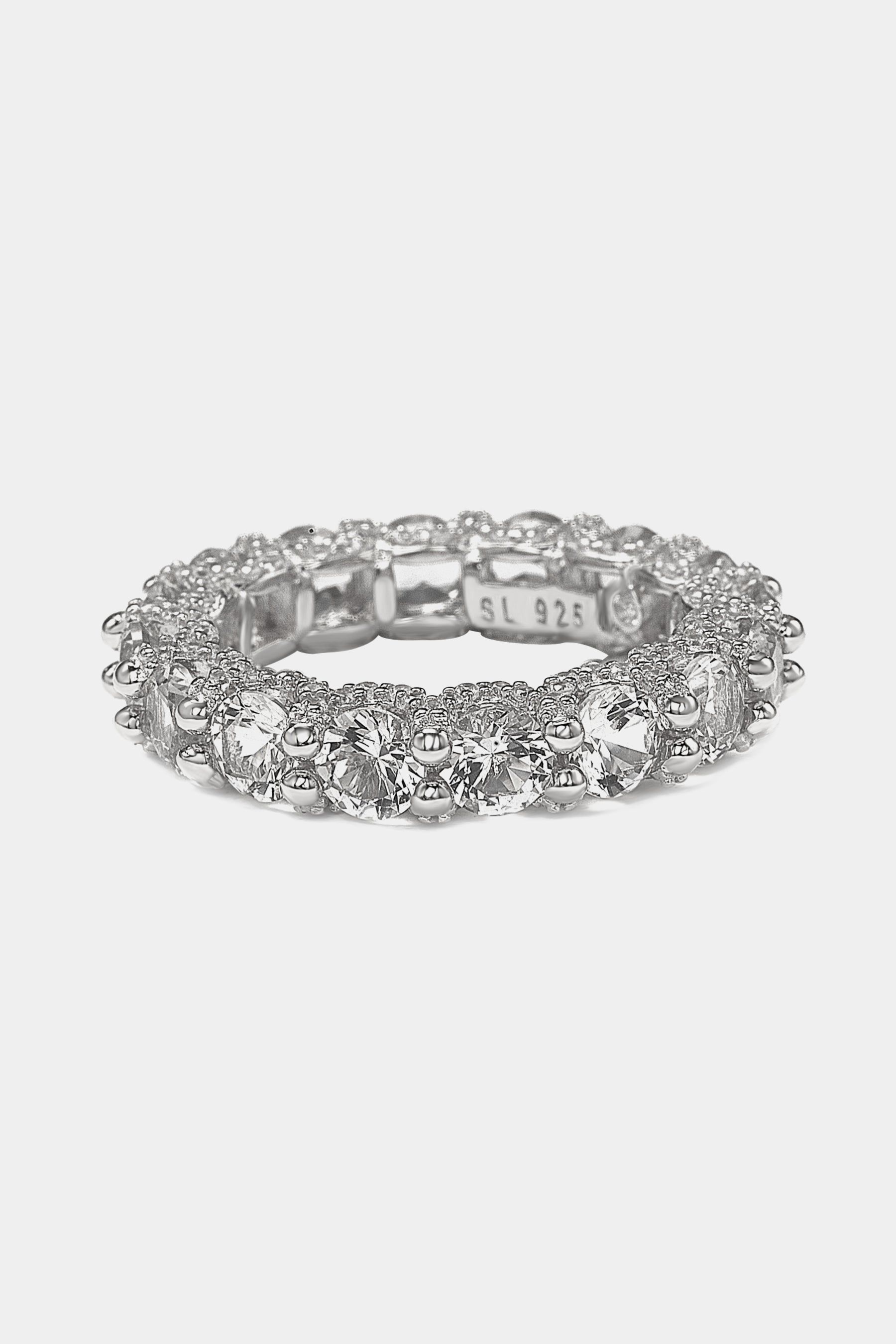 Cubic Zirconia Pave Setting Eternity Band sold by Lord & Taylor product image thumbnail 3