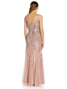 V Neck Beaded Gown sold by Lord & Taylor