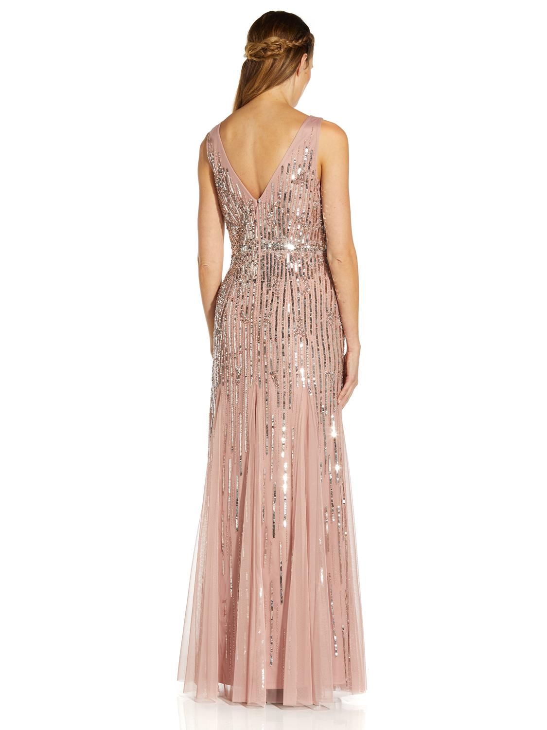 V Neck Beaded Gown sold by Lord & Taylor product image thumbnail 2