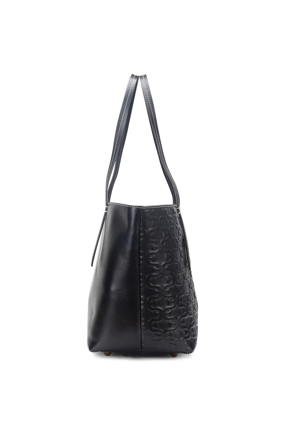 Eden Embossed Tote sold by Lord & Taylor product image thumbnail 3