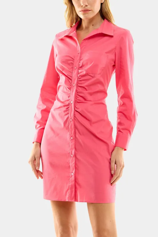 Ruched Shirt dress sold by Lord & Taylor