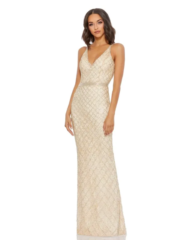 Fully Sequined Column Gown sold by Lord & Taylor