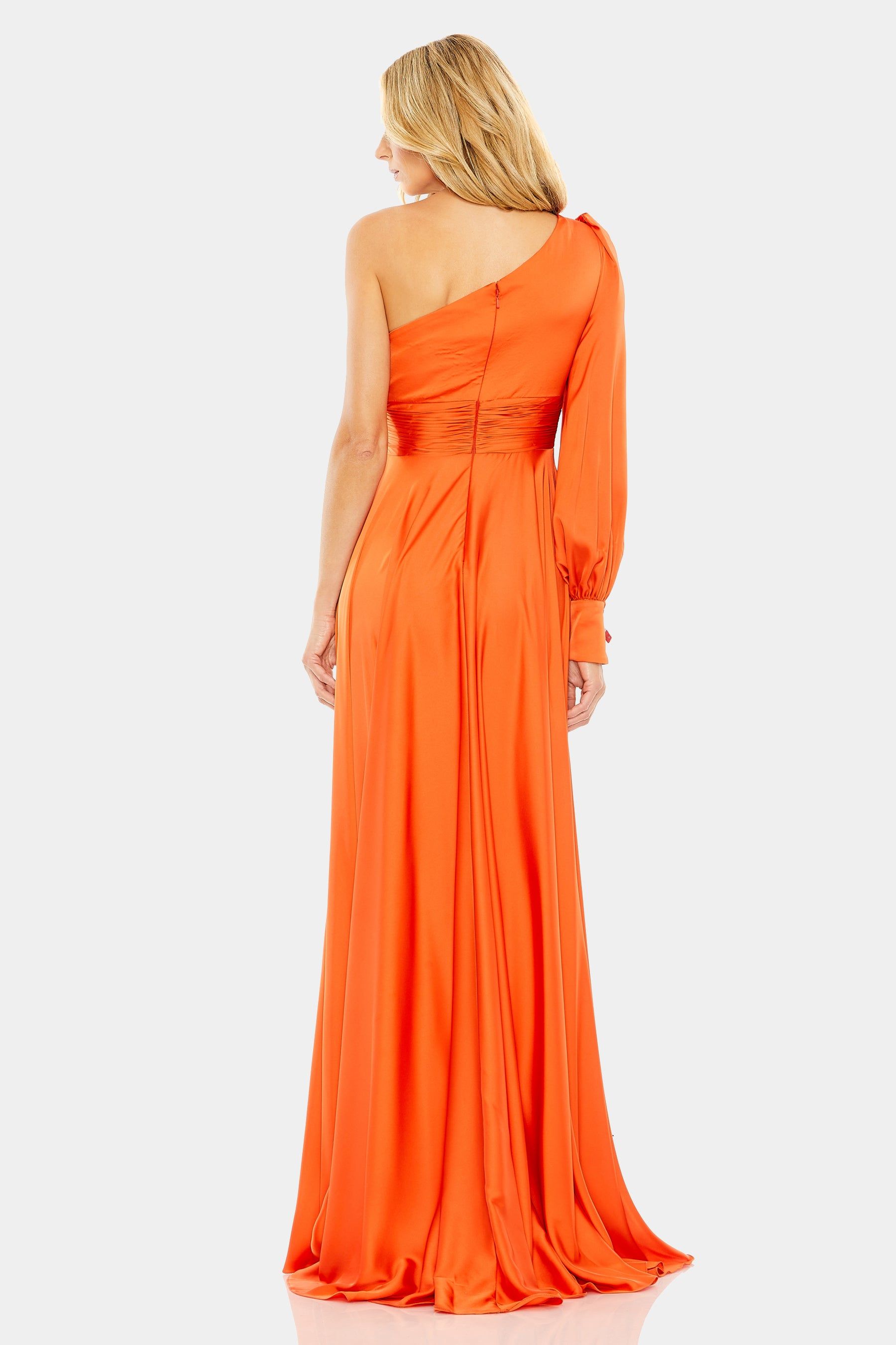 One Shoulder Bishop Sleeve Flowy Gown sold by Lord & Taylor product image thumbnail 37