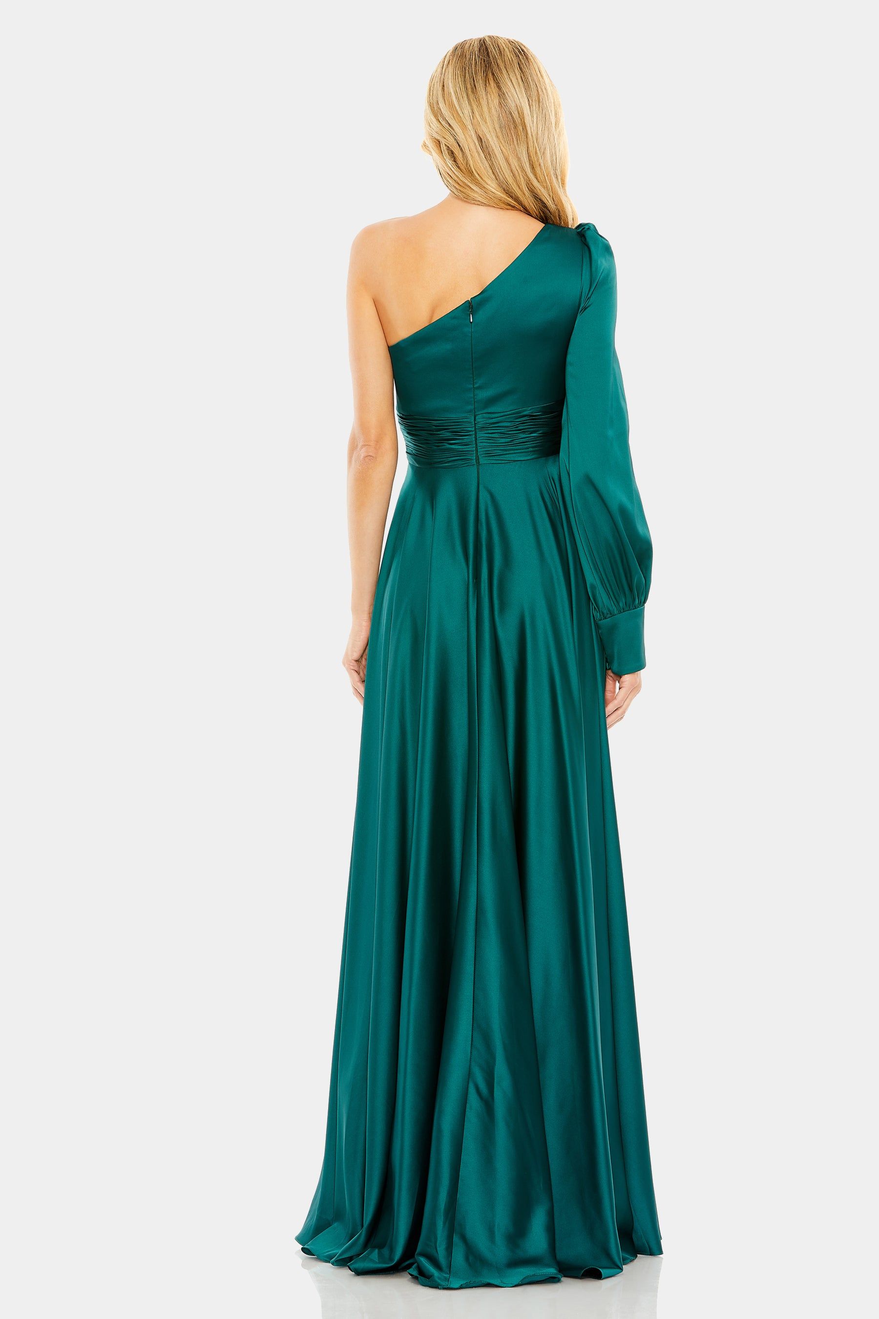 One Shoulder Bishop Sleeve Flowy Gown sold by Lord & Taylor product image thumbnail 50