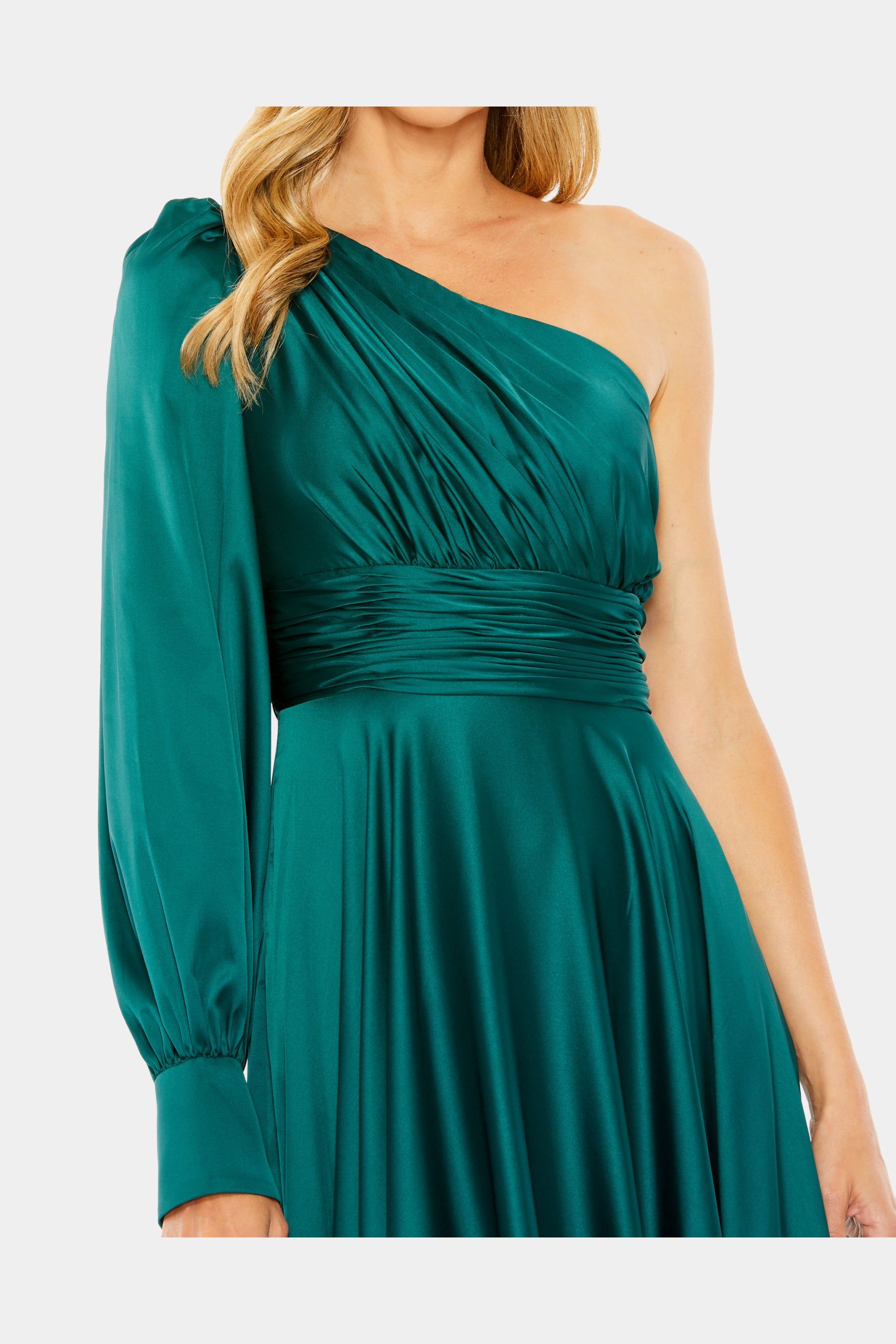 One Shoulder Bishop Sleeve Flowy Gown sold by Lord & Taylor product image thumbnail 47