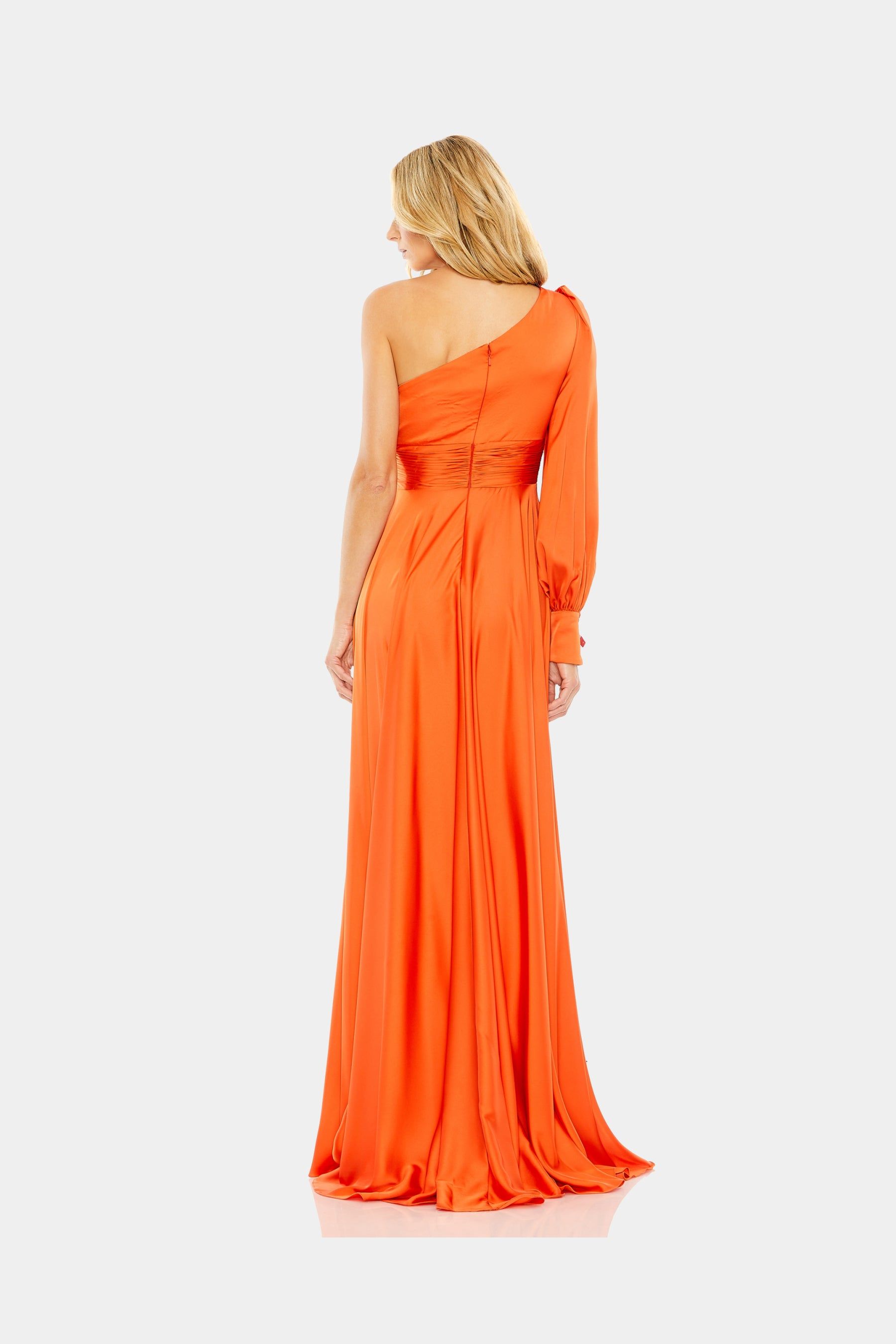 One Shoulder Bishop Sleeve Flowy Gown sold by Lord & Taylor product image thumbnail 44