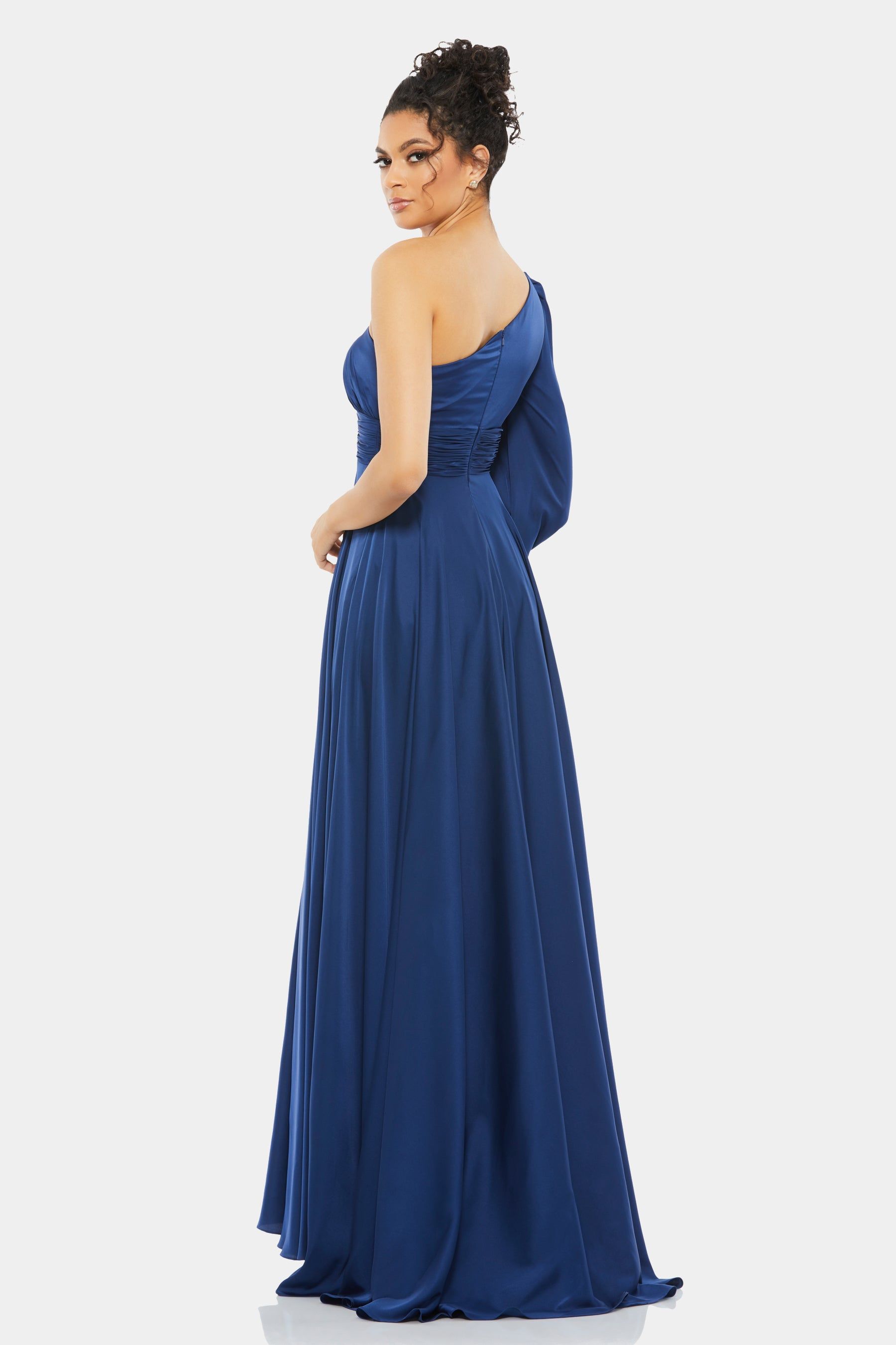 One Shoulder Bishop Sleeve Flowy Gown sold by Lord & Taylor product image thumbnail 29