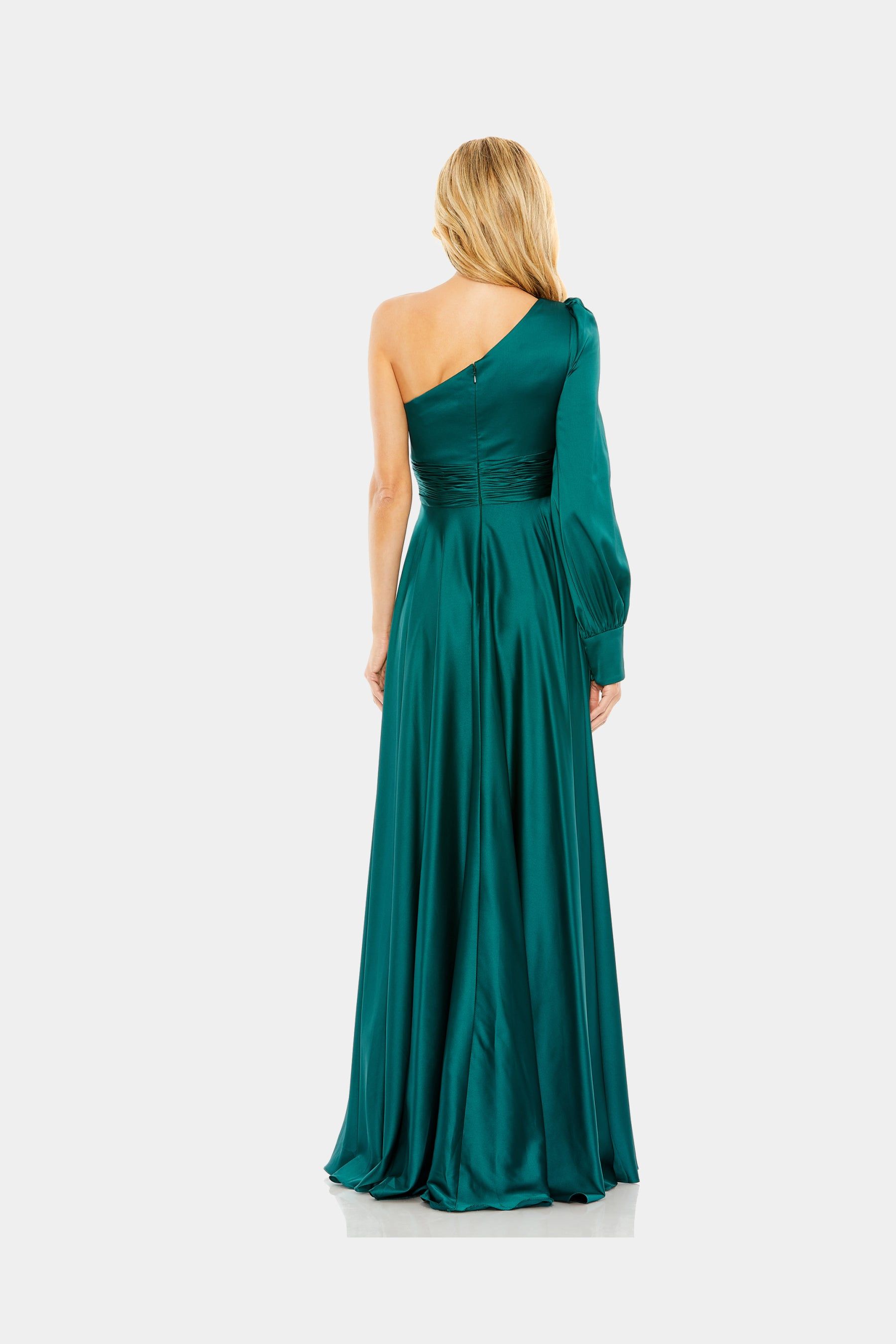 One Shoulder Bishop Sleeve Flowy Gown sold by Lord & Taylor product image thumbnail 48