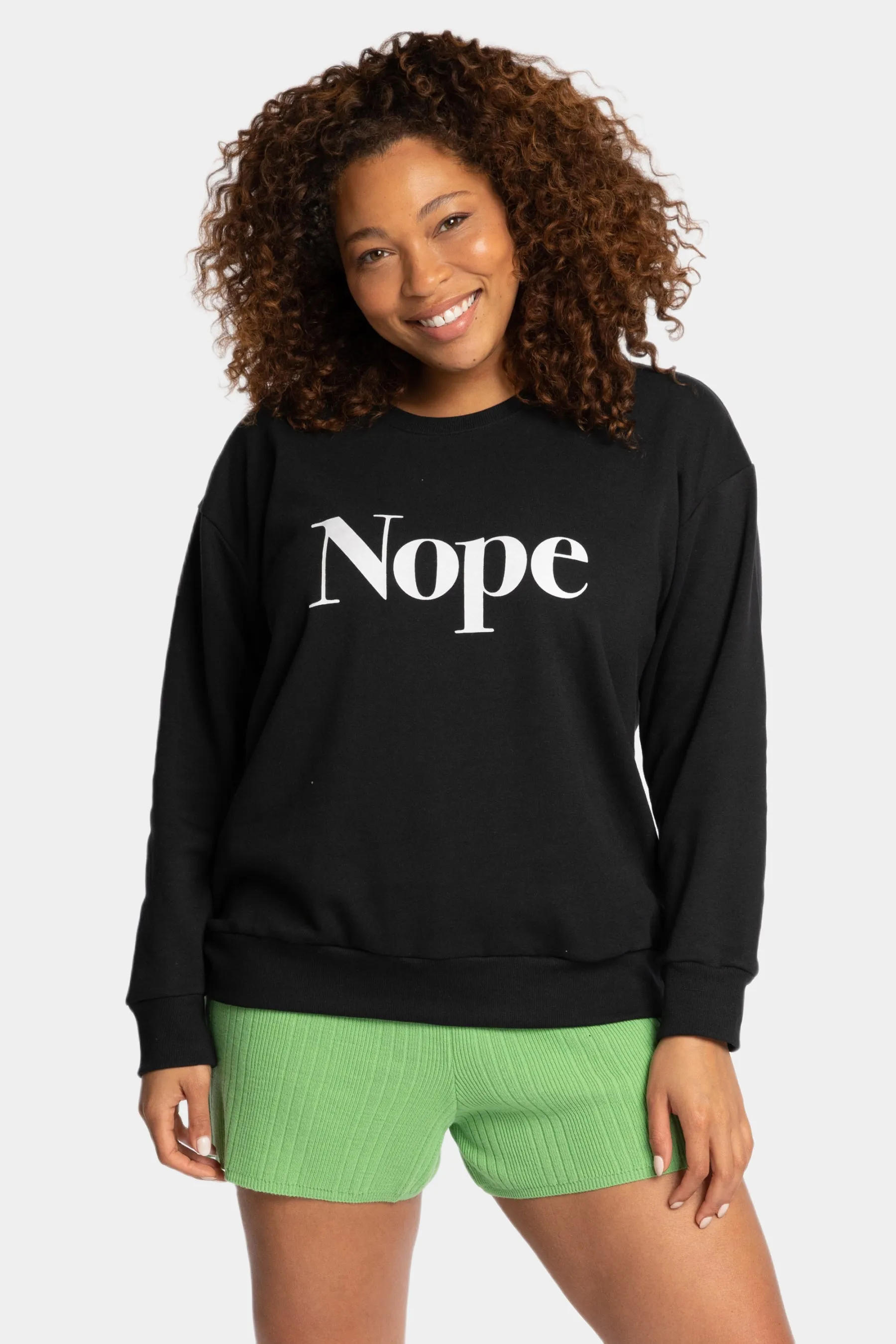 Nope Sweatshirt sold by Lord & Taylor