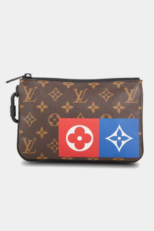 Macassar MM Monogram Zipped Pouch sold by Lord & Taylor