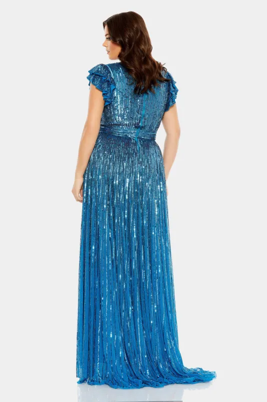 Flutter Sleeve Gown sold by Lord & Taylor