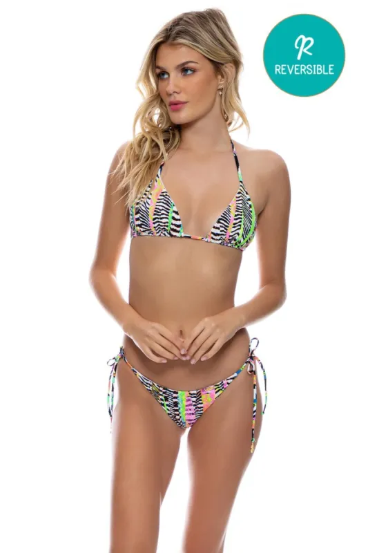 Luli Disco Triangle Bikini Top sold by Lord & Taylor