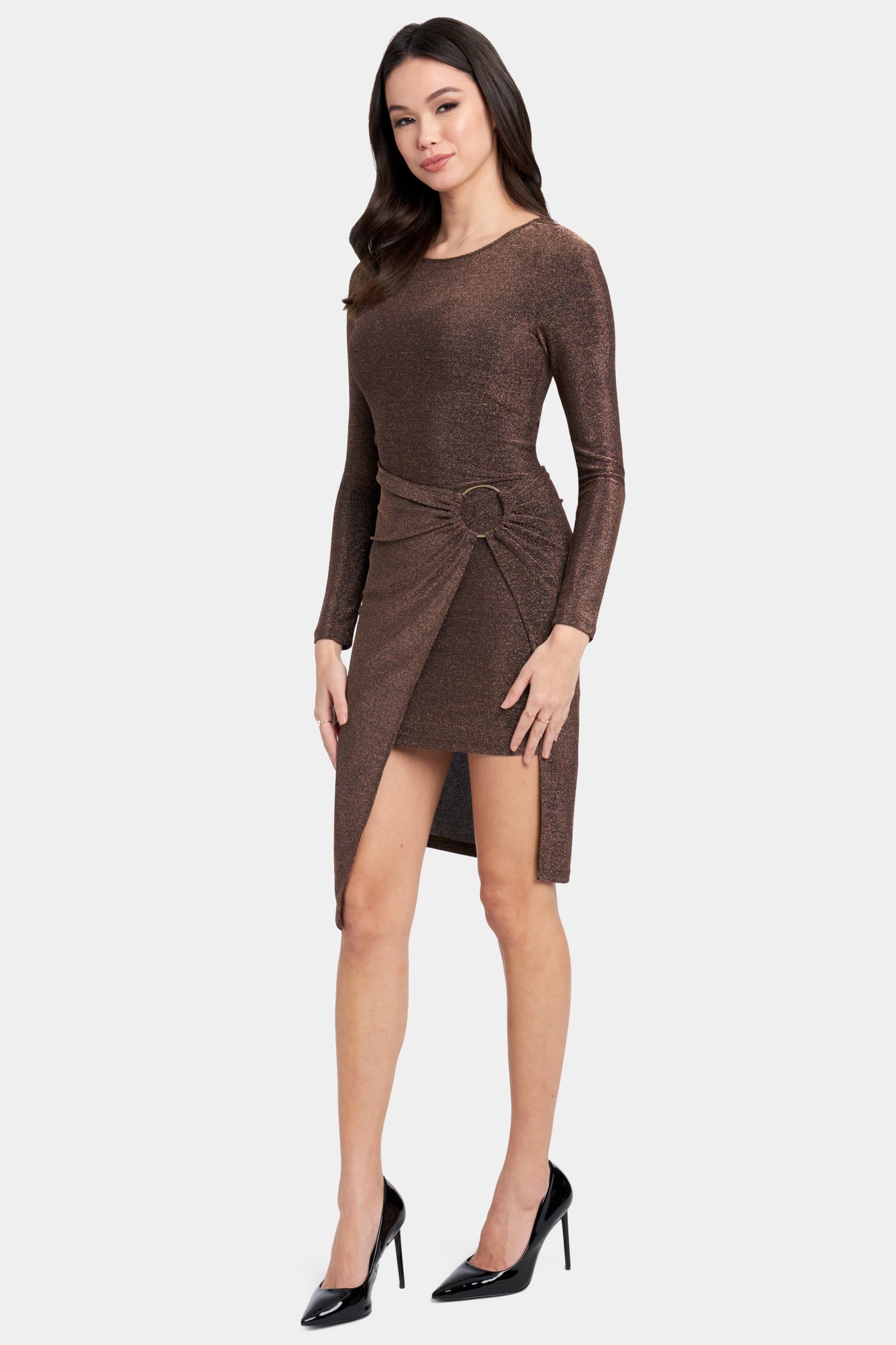 Ring Detail Sparkle Knit Dress sold by Lord & Taylor product image thumbnail 2