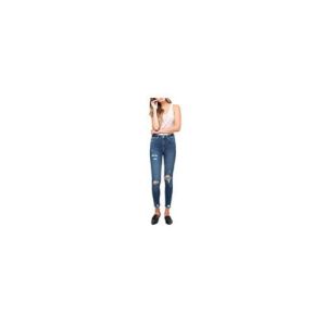 High Rise Distressed Crop Skinny Jean sold by Lord & Taylor