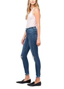 High Rise Distressed Crop Skinny Jean sold by Lord & Taylor