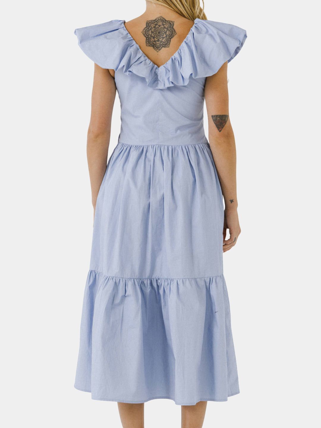 Ruffled Midi Dress sold by Lord & Taylor product image thumbnail 6