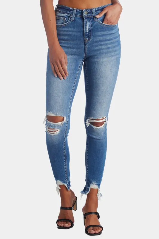 High Rise Ankle Skinny Jeans sold by Lord & Taylor
