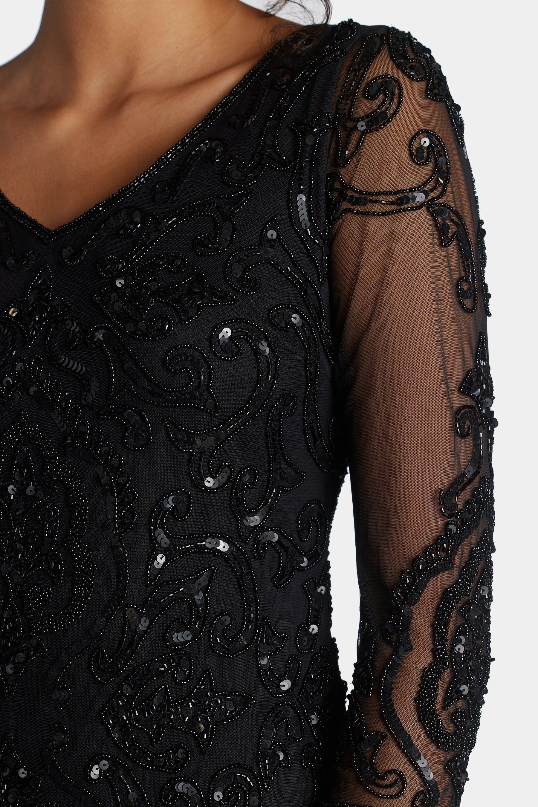 Midi Length Beaded Dress sold by Lord & Taylor product image thumbnail 4