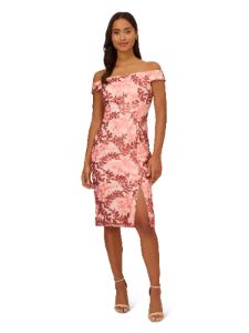 Sequin Embroidered Midi Dress sold by Lord & Taylor