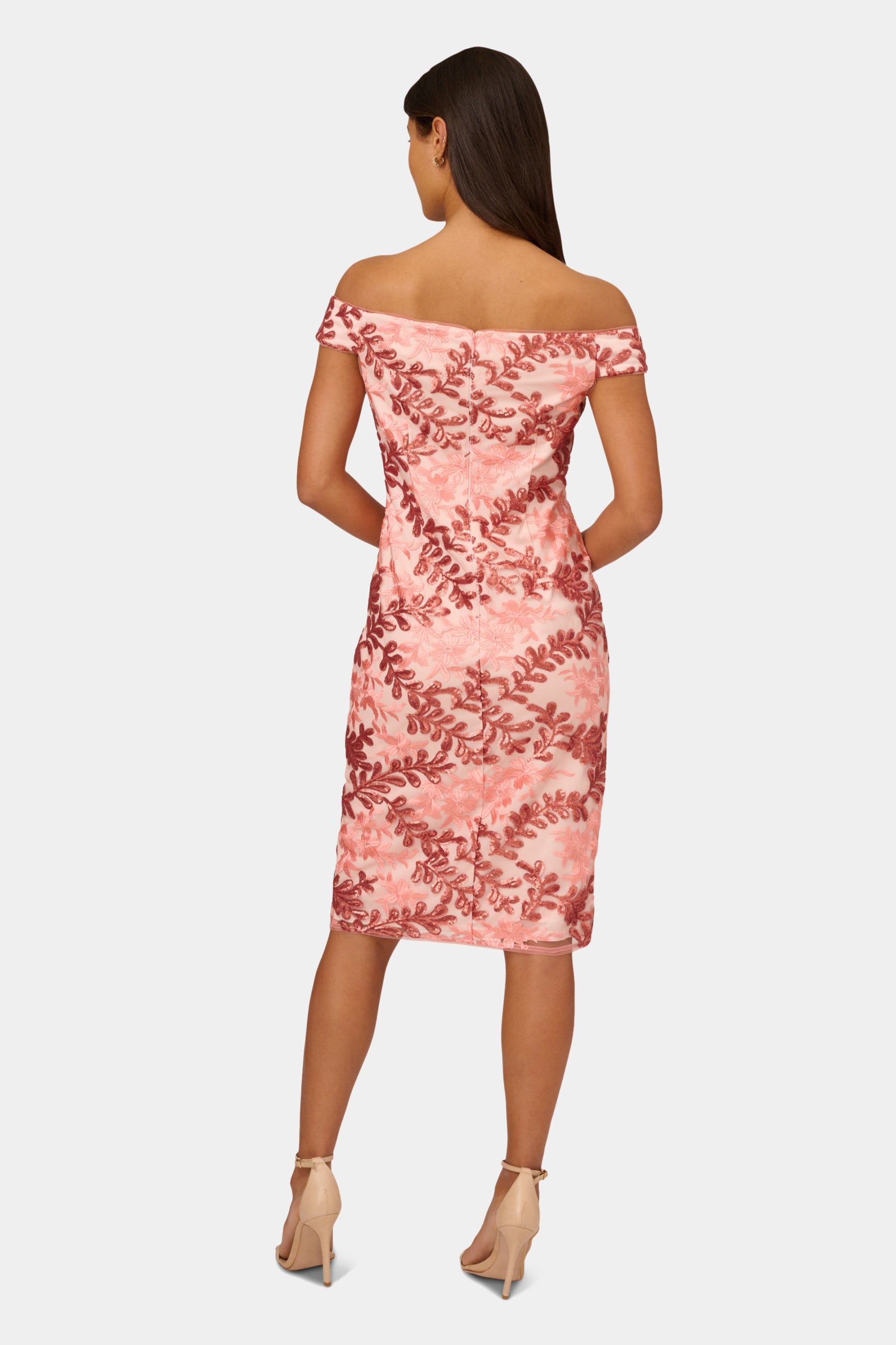 Sequin Embroidered Midi Dress sold by Lord & Taylor product image thumbnail 3