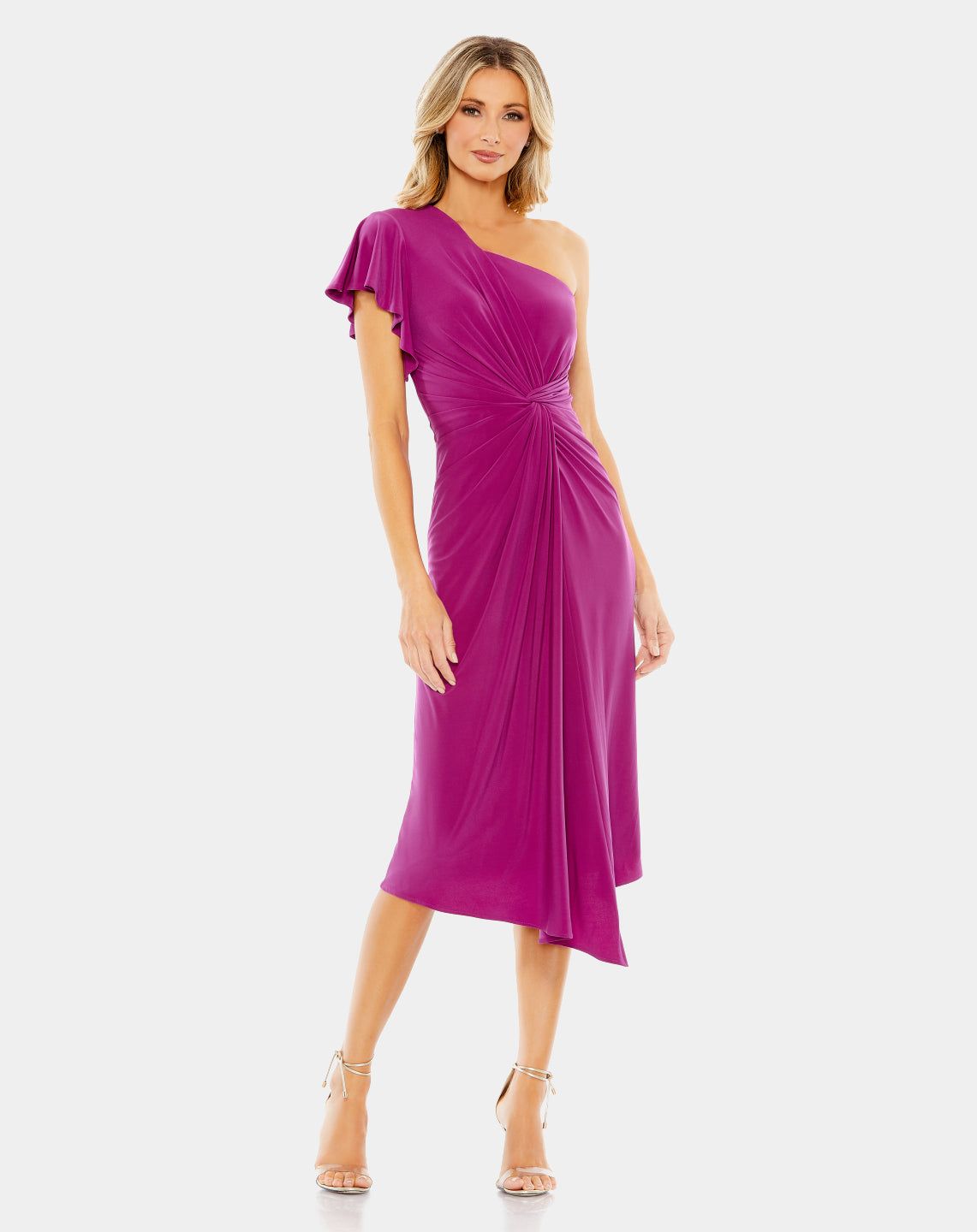 One Shoulder Midi Length Dress sold by Lord & Taylor product image thumbnail 5
