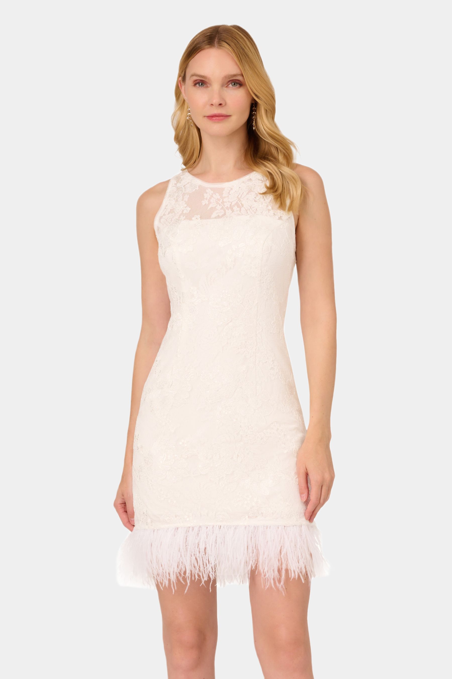 Floral Lace Short Dress sold by Lord & Taylor