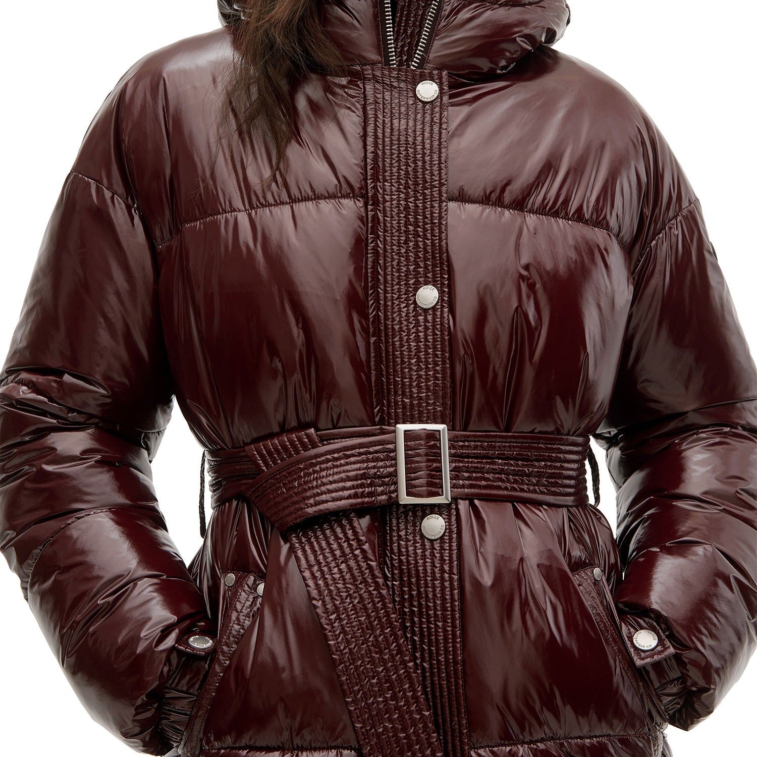 Mid Length Puffer W/Fixed Hood, Self Removable Belt sold by Lord & Taylor product image thumbnail 7