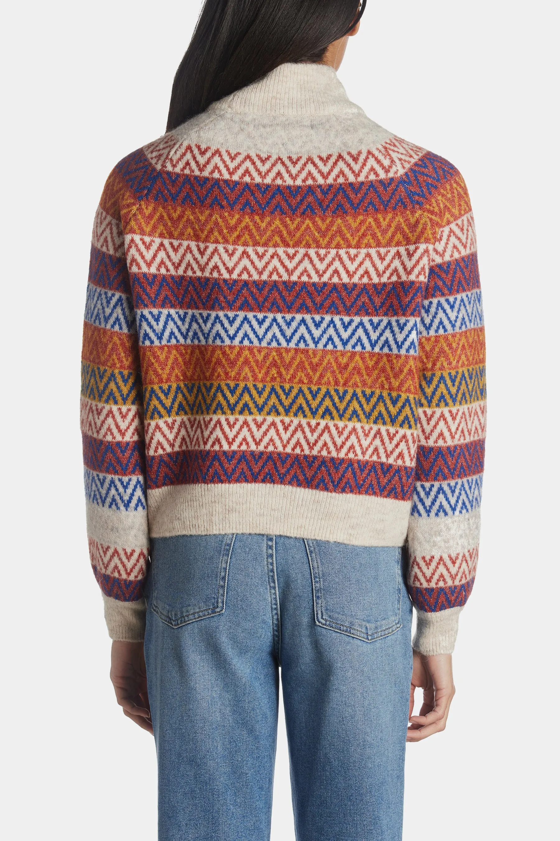 Rail Long Sleeve High Neck Blouse sold by Lord & Taylor product image thumbnail 3