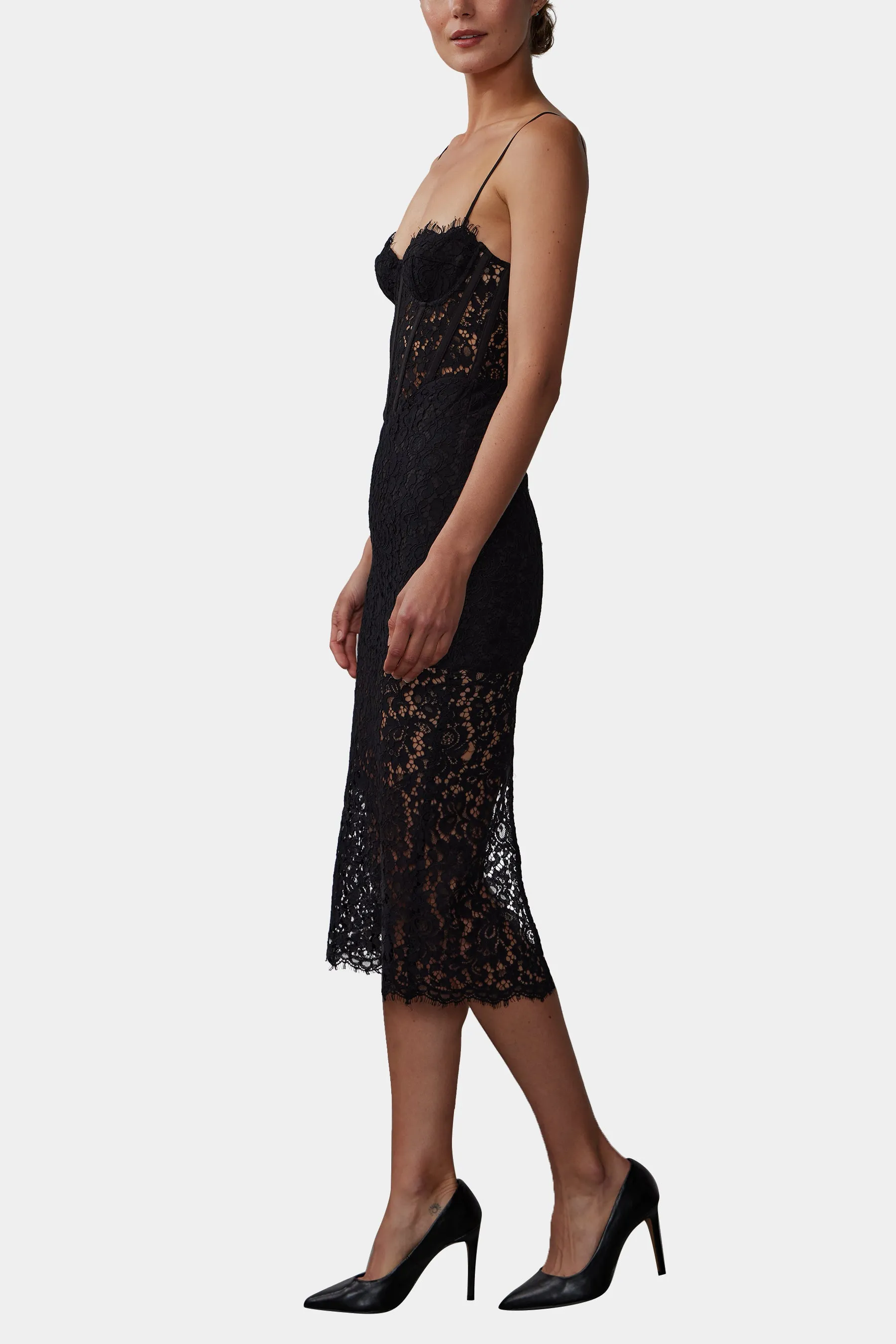 Olina Corset Midi Dress sold by Lord & Taylor product image thumbnail 4
