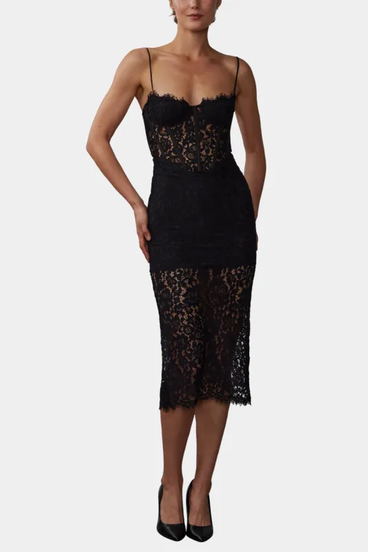 Olina Corset Midi Dress sold by Lord & Taylor