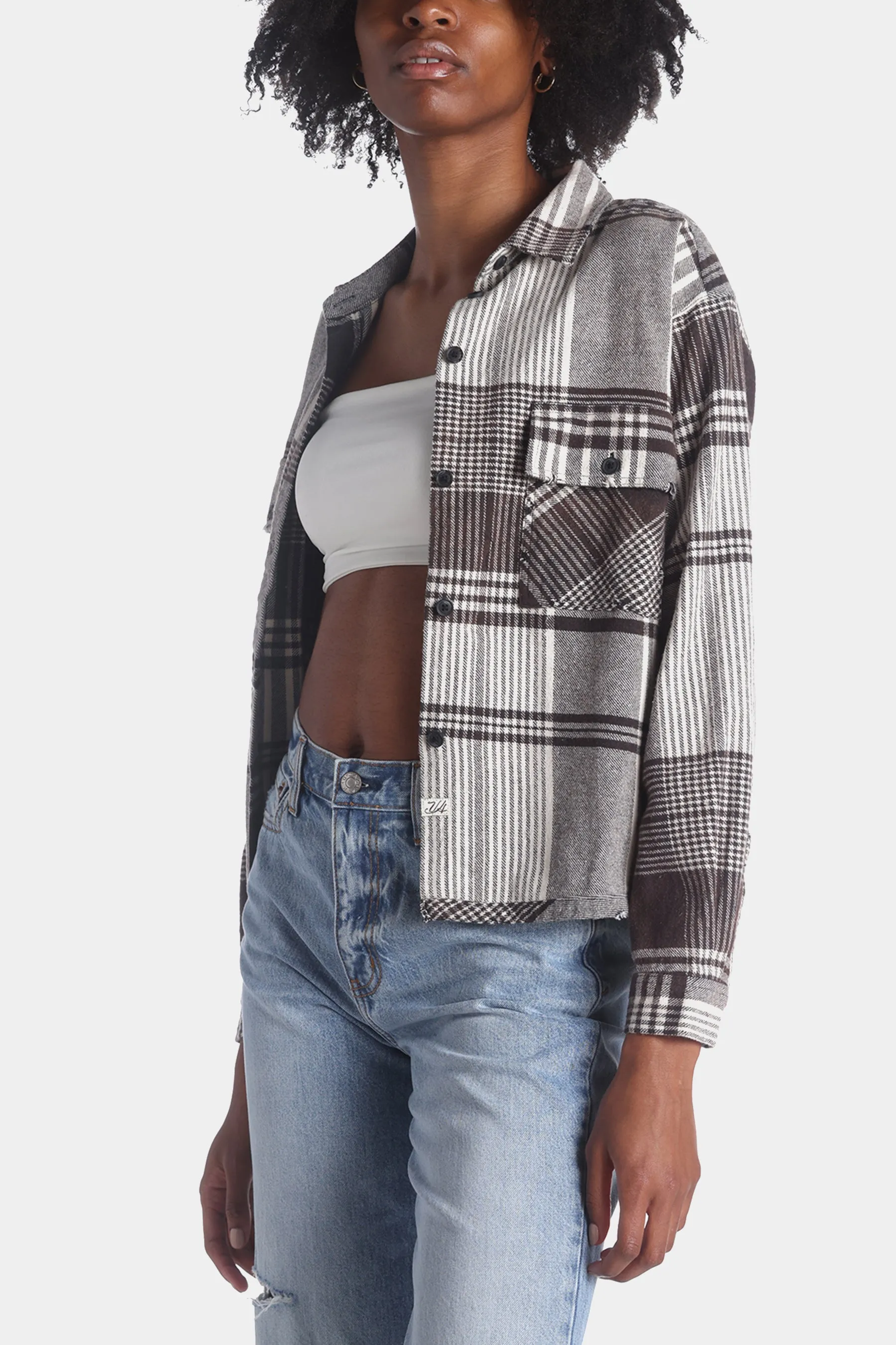 Round Hem Flannel Plaid Shirting sold by Lord & Taylor product image thumbnail 3