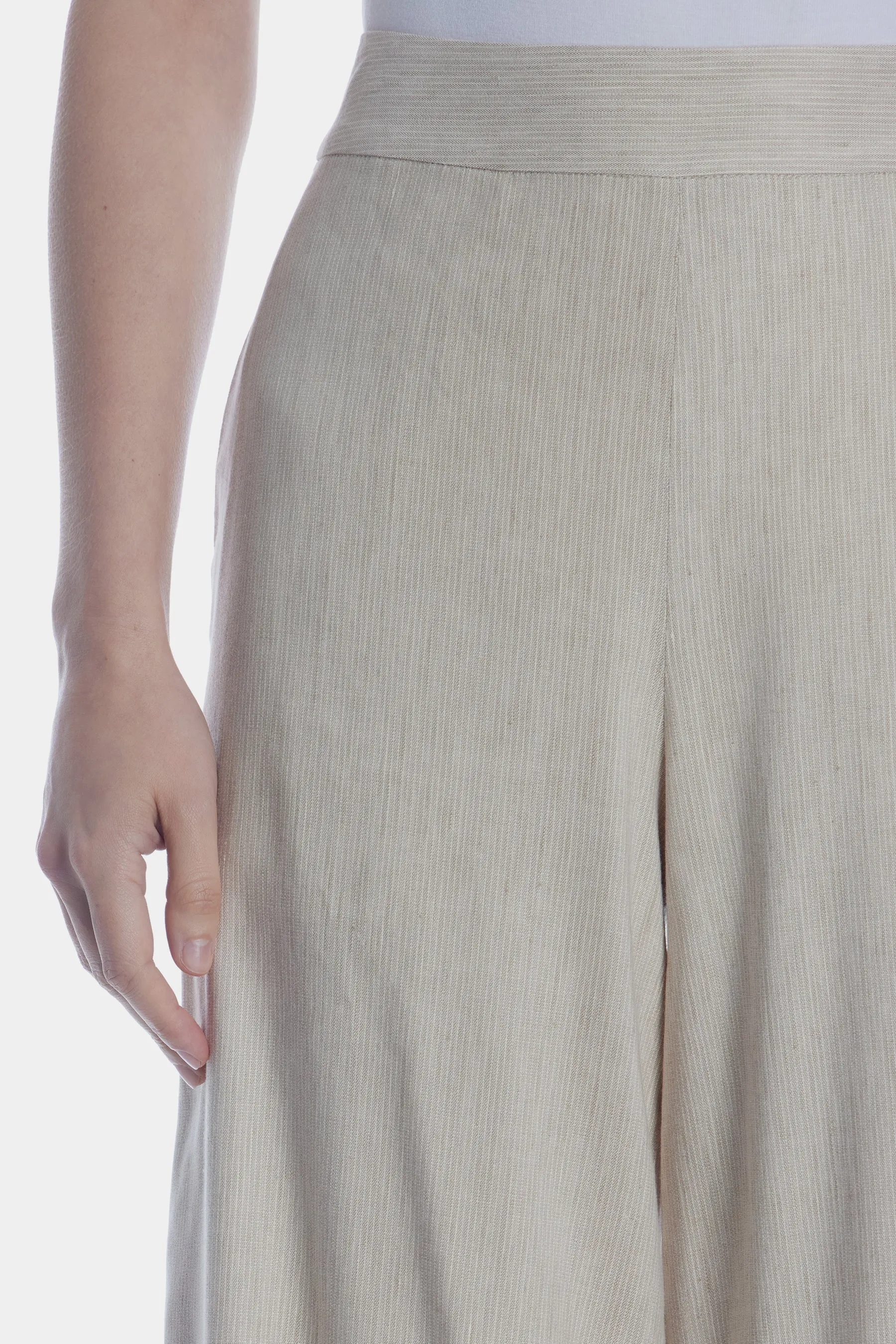 Striped Linen Wide Leg Pants sold by Lord & Taylor product image thumbnail 2