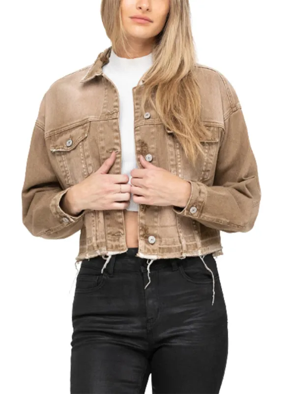 Oversized Crop Jacket sold by Lord & Taylor