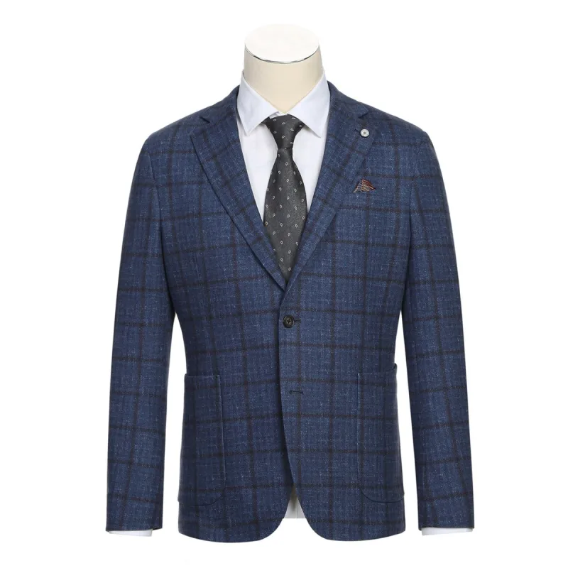 Half-Canvas Windowpane Check Blazer sold by Lord & Taylor