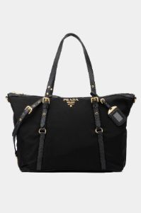 Nylon Saffiano Leather Tote Bag sold by Lord & Taylor