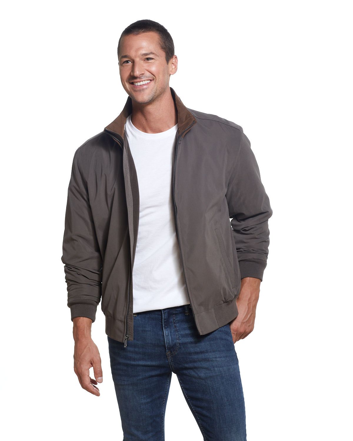 Microfiber Fleece-Lined Bomber Jacket sold by Lord & Taylor product image thumbnail 42