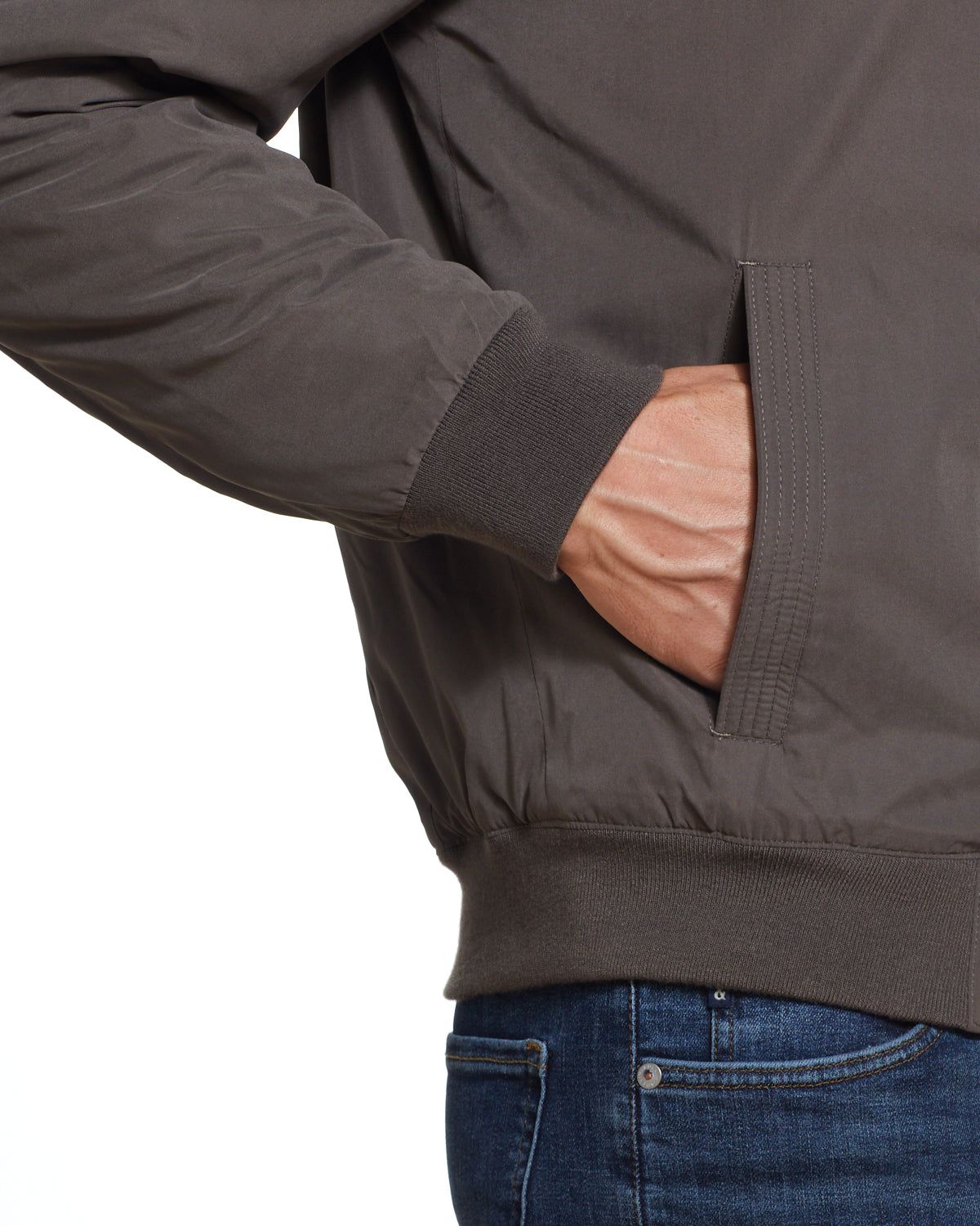 Microfiber Fleece-Lined Bomber Jacket sold by Lord & Taylor product image thumbnail 12