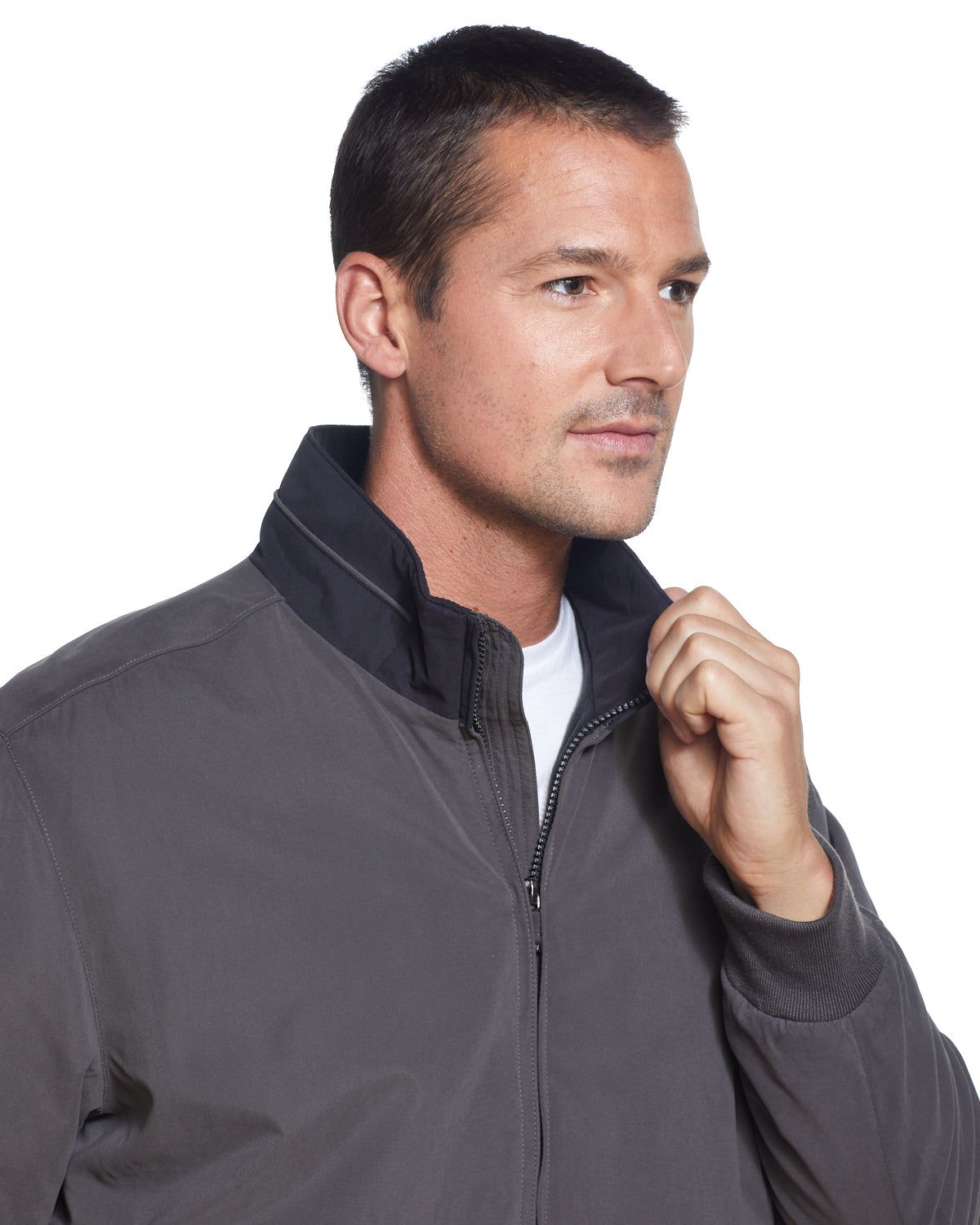 Microfiber Fleece-Lined Bomber Jacket sold by Lord & Taylor product image thumbnail 16