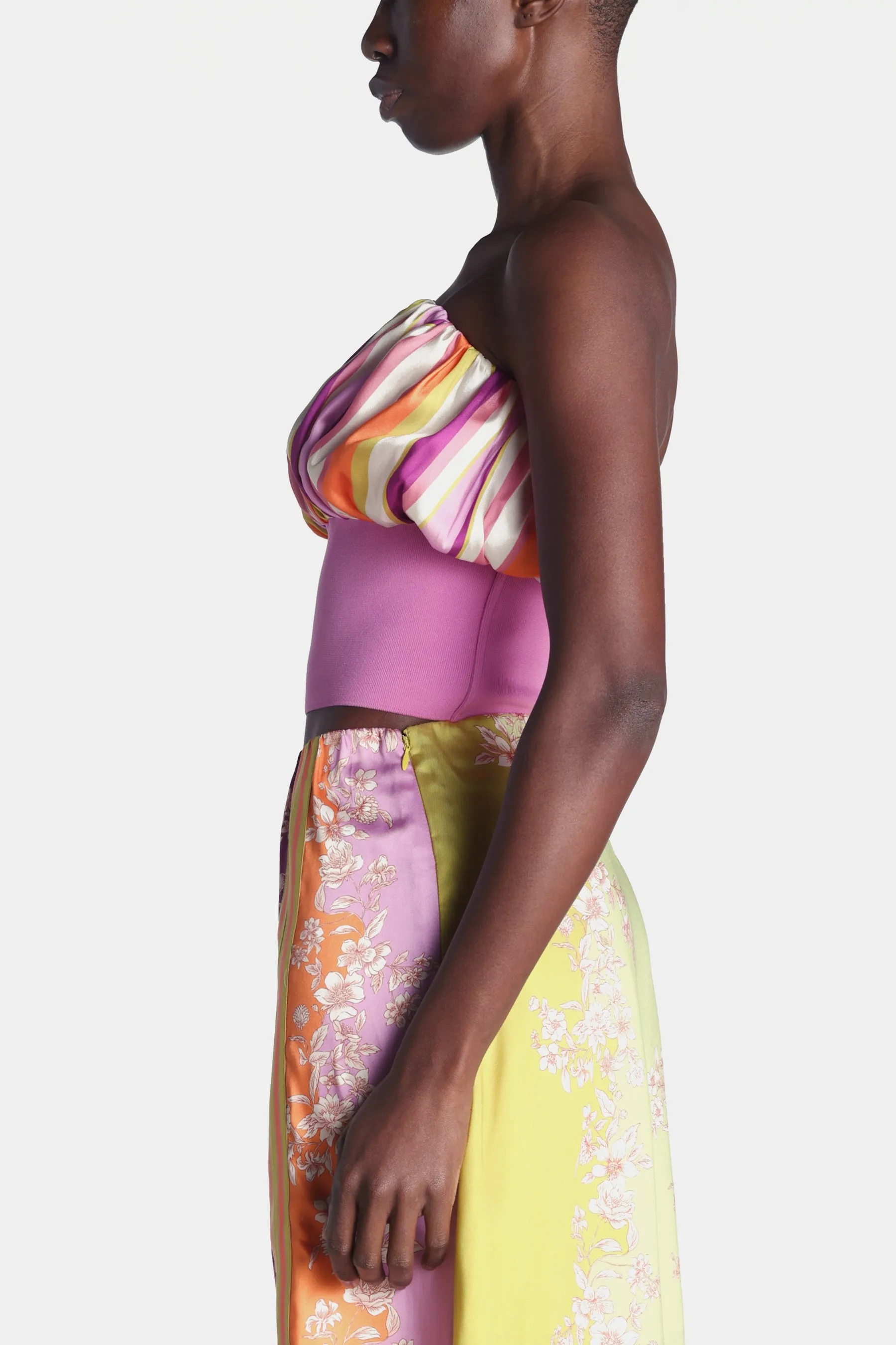 Elastic Waistband Rouched Strapless Top sold by Lord & Taylor product image thumbnail 5