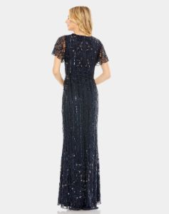 Embellished Wrap Gown sold by Lord & Taylor