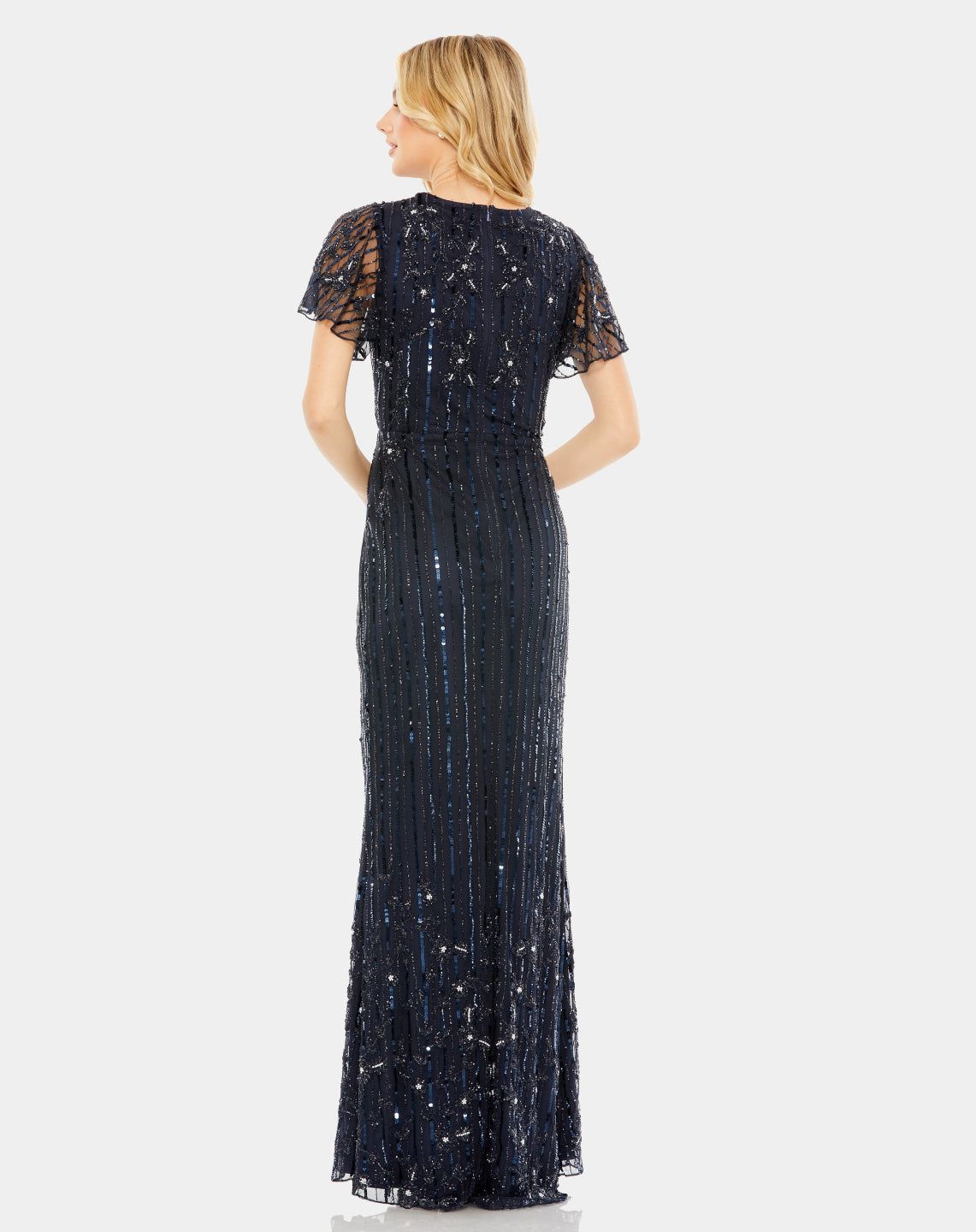Embellished Wrap Gown sold by Lord & Taylor product image thumbnail 3