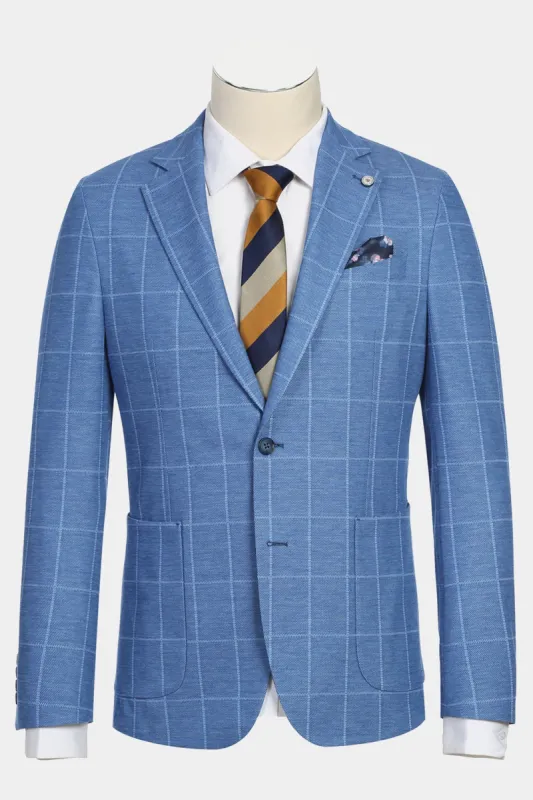 Half-Canvas Windowpane Check Blazer sold by Lord & Taylor