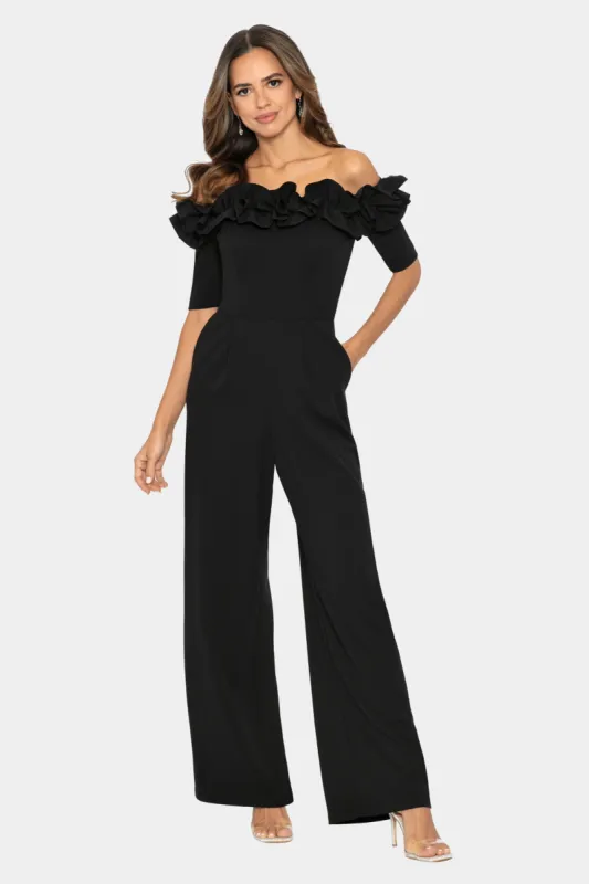 Off The Shoulder Ruffle Jumpsuit sold by Lord & Taylor