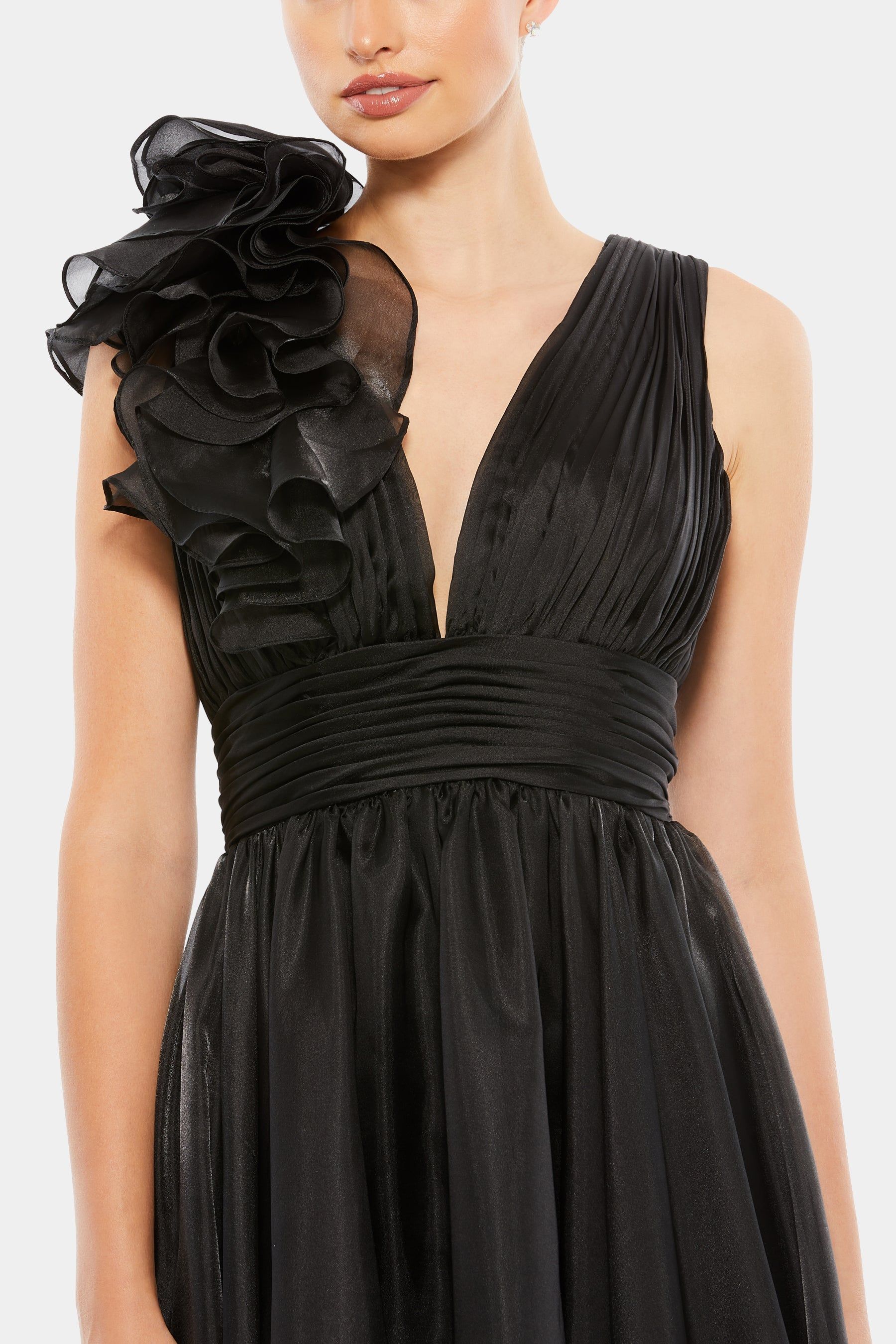 Sleeveless Plunge Neck Tea Dress sold by Lord & Taylor product image thumbnail 2