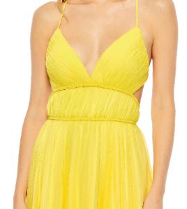 Solid Tiered Ruffle Strapless Dress sold by Lord & Taylor