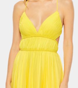 Solid Tiered Ruffle Strapless Dress sold by Lord & Taylor