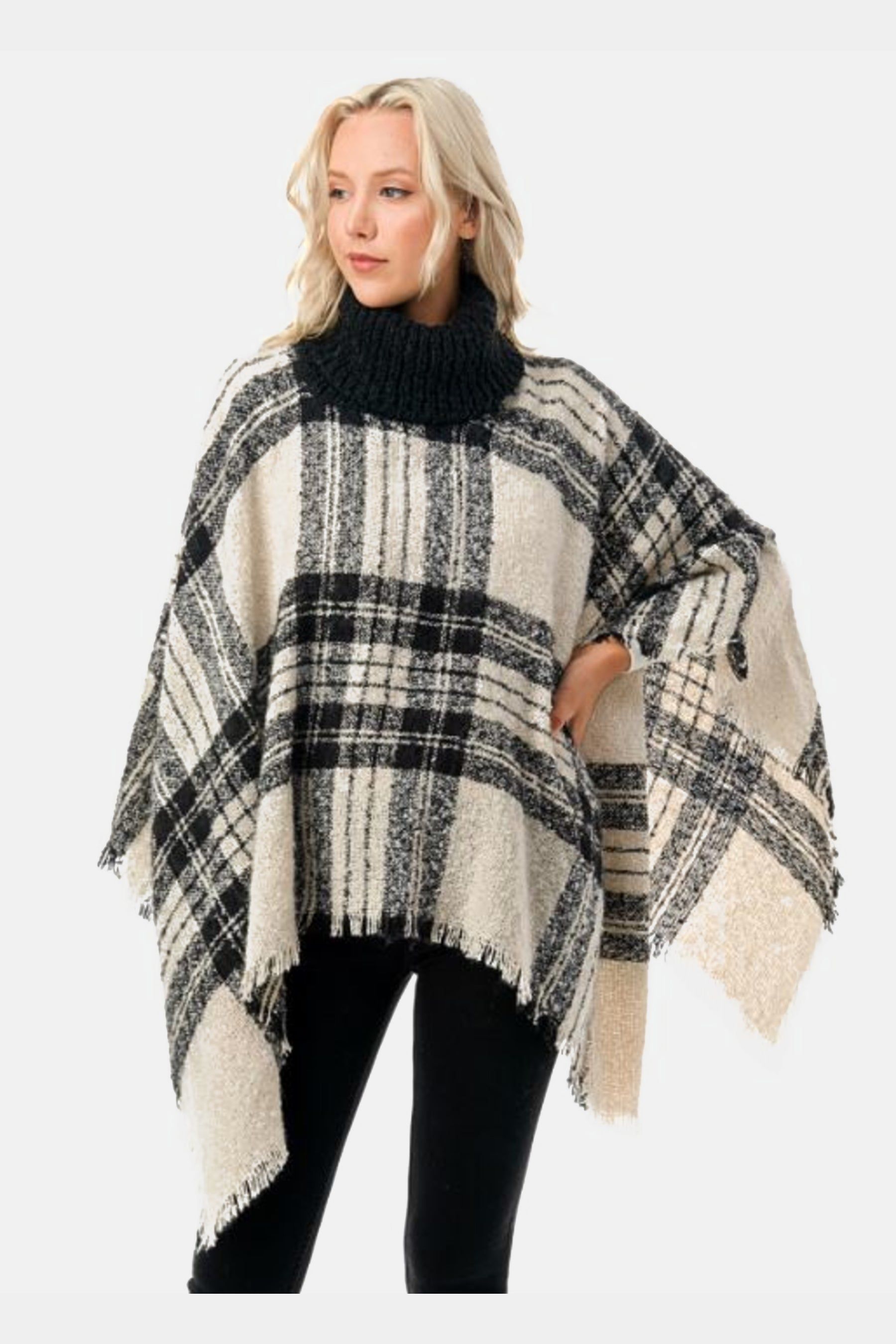Turtleneck Poncho sold by Lord & Taylor product image thumbnail 4