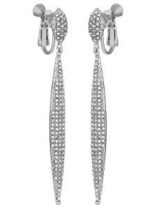 Pave Linear Clip On Earrings sold by Lord & Taylor