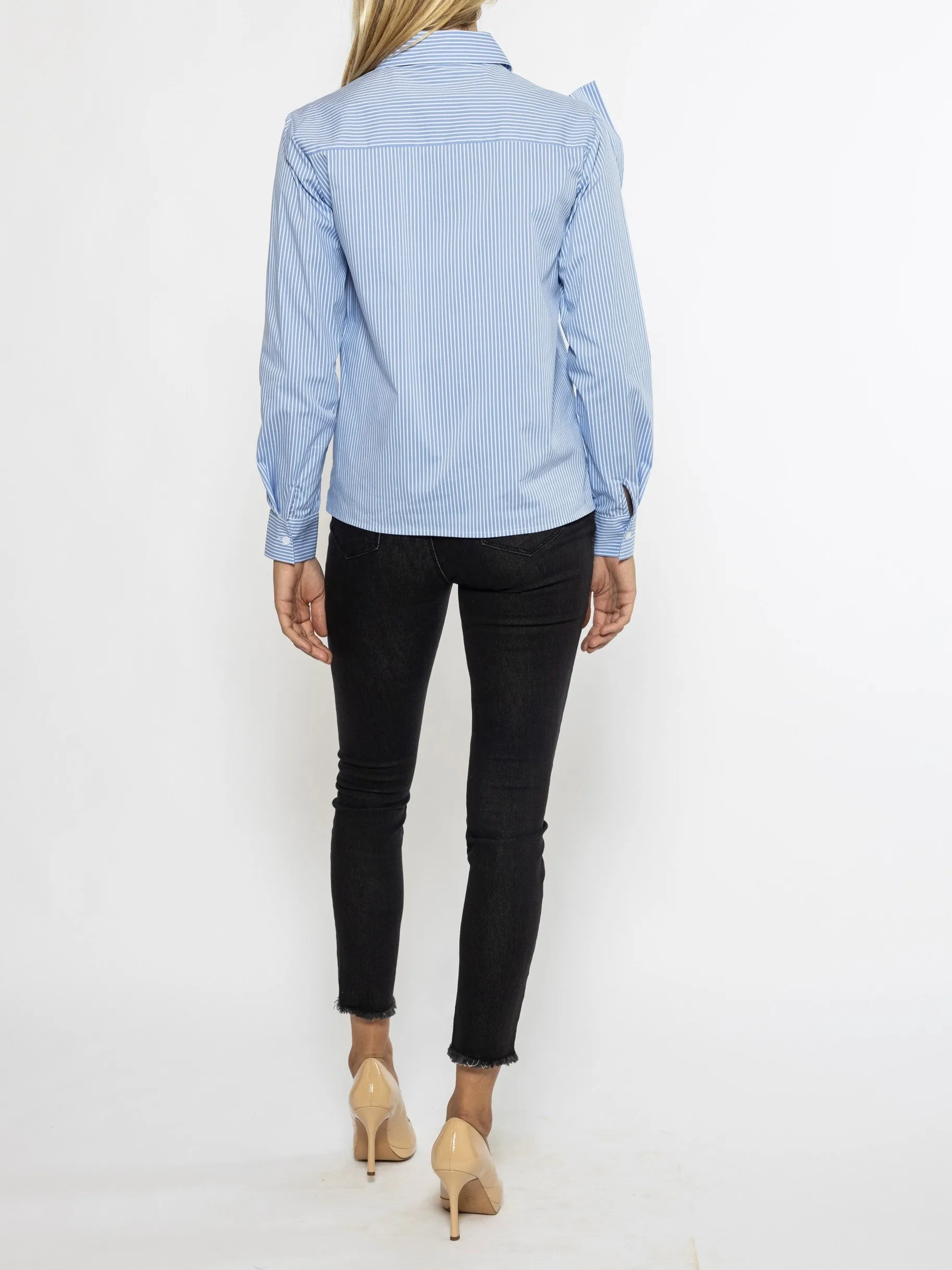 Blue Stripe Top sold by Lord & Taylor product image thumbnail 3