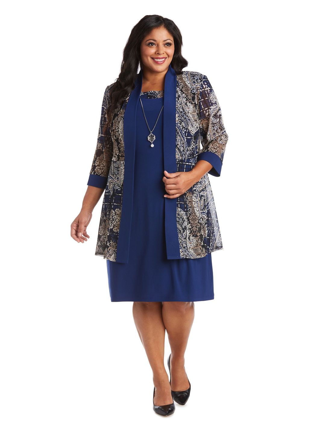 Two-Piece Printed Jacket and Dress Set sold by Lord & Taylor